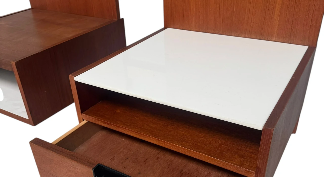 Two EU/NU-11 Japanese Series Wall Cabinets by Cees Braakman for Pastoe, 1958